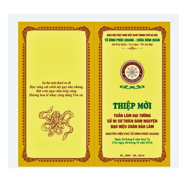 Thiệp mời lễ hội